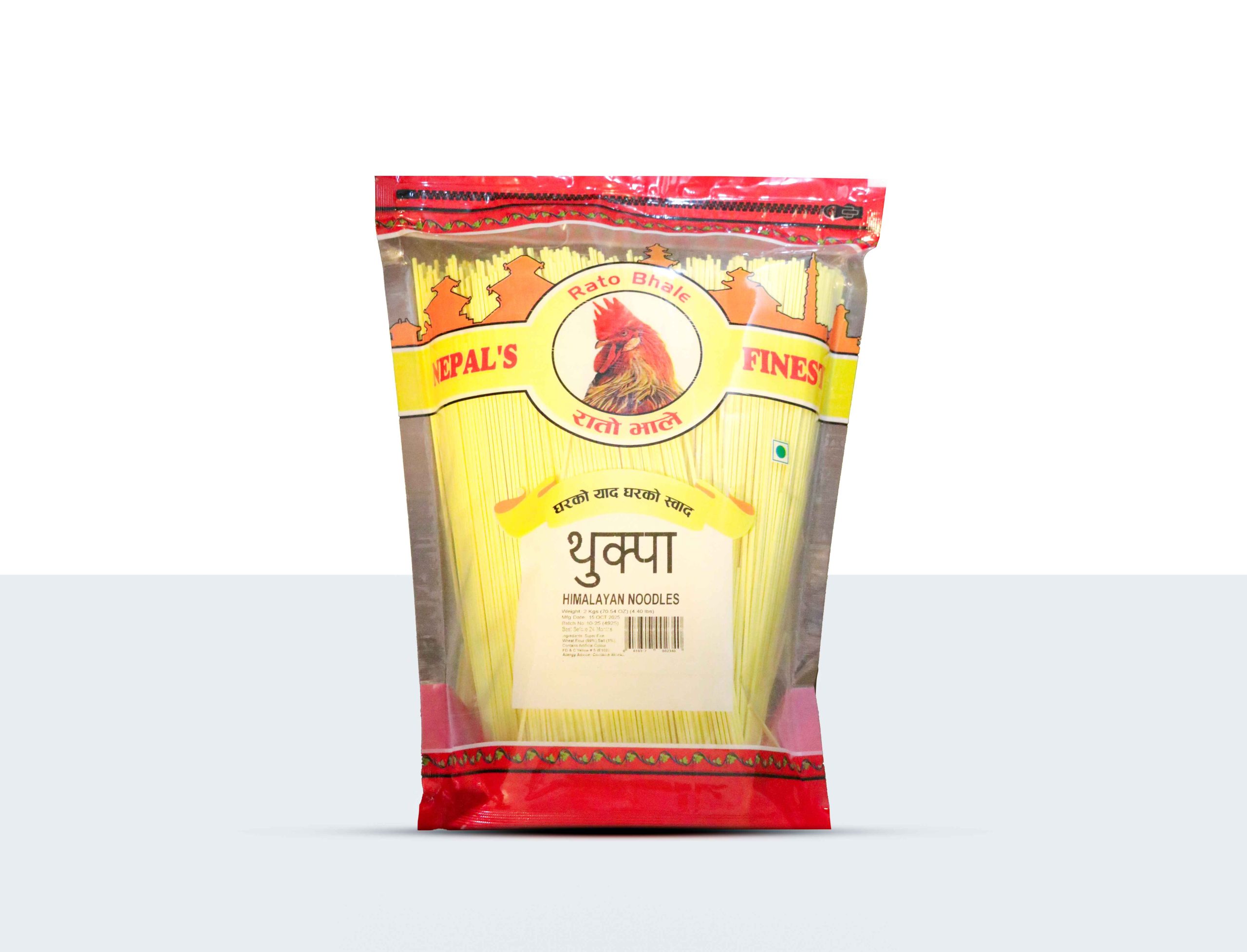 RATO BHALE Thukpa (Himalayan Noodles) – authentic Nepali noodles for Thukpa and soup dishes