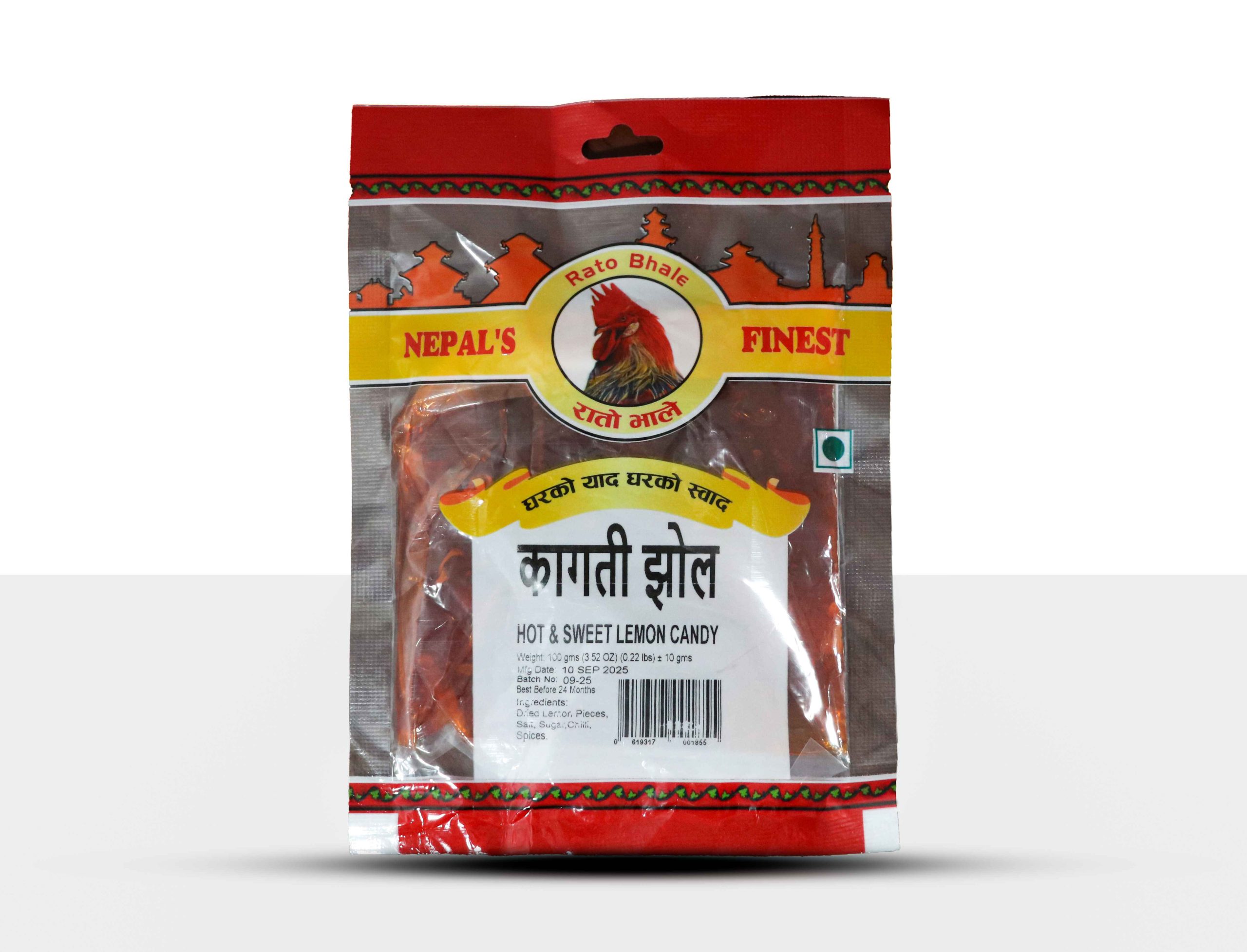 Hot and Sweet Lemon Candy (Kagati Jhol) by Rato Bhale – spicy, tangy Nepali lemon candy