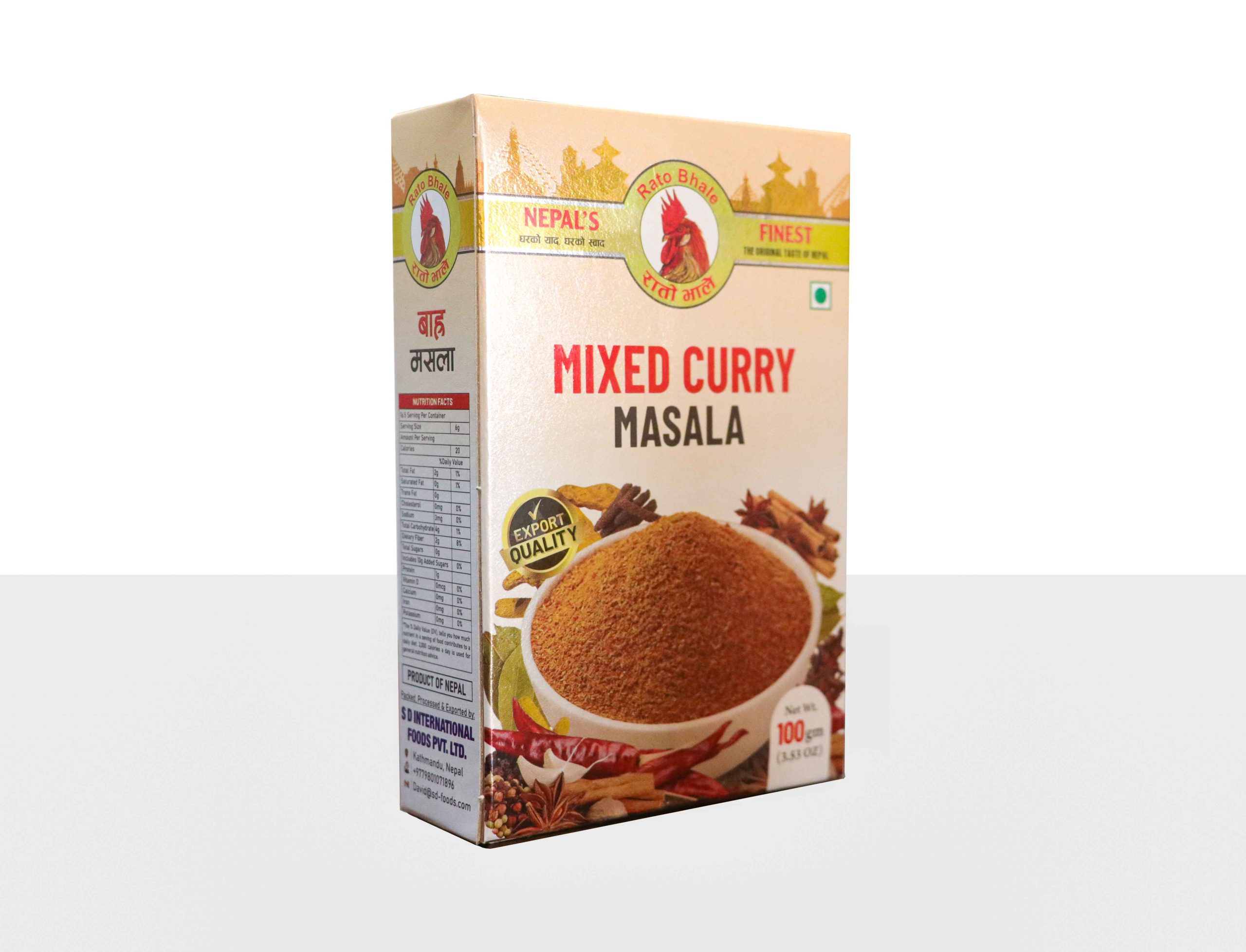 Mixed Curry Masala by Rato Bhale – premium Nepali spice blend for curries