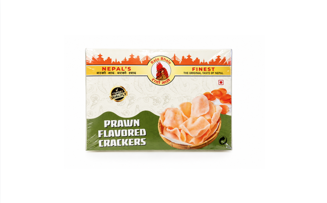Rato Bhale Prawn Flavored Crackers premium ready-to-fry crispy prawn crackers