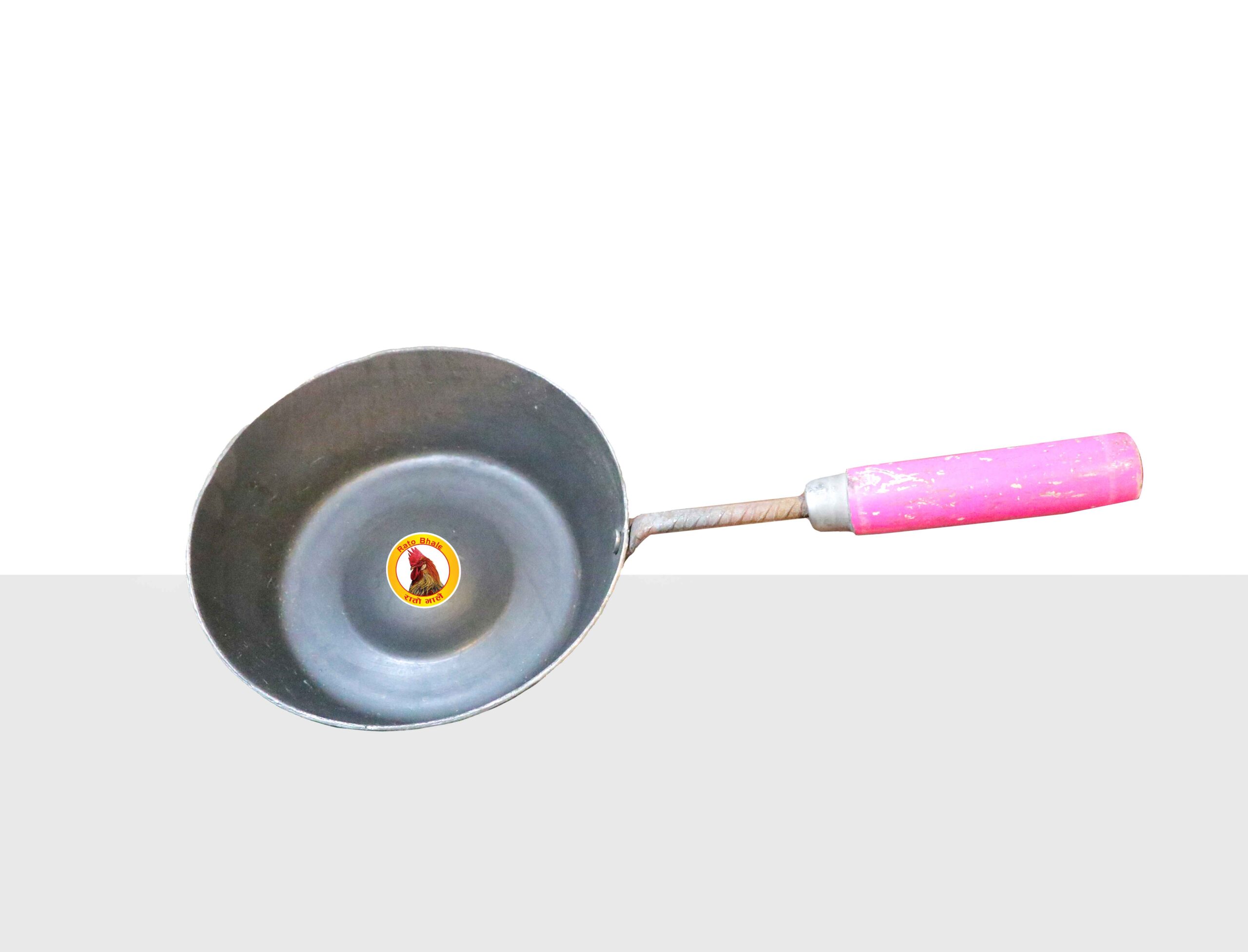 Selroti karai with handle traditional Nepali frying pan