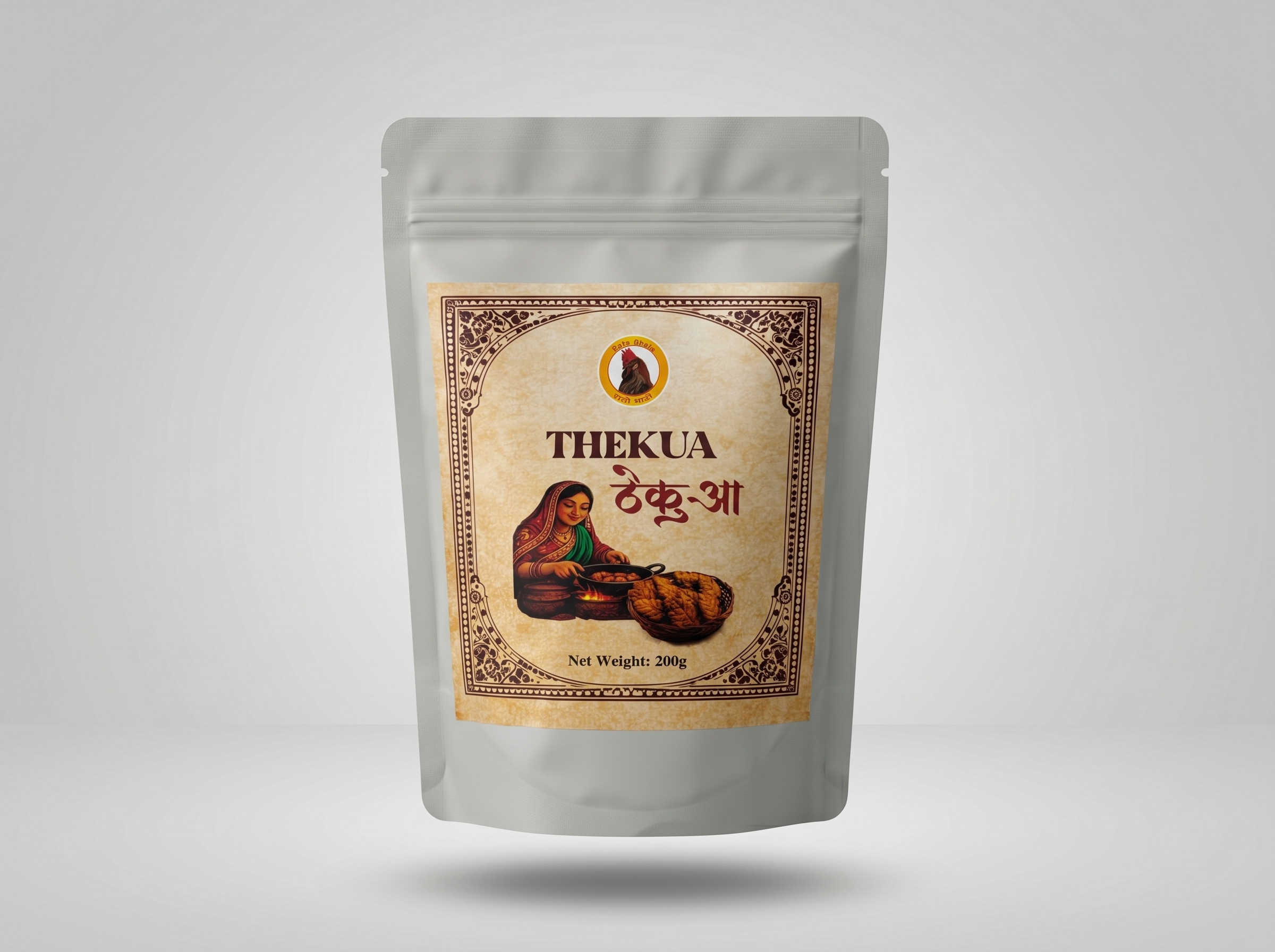 Thekuwa traditional Nepali sweet crispy snack Rato Bhale