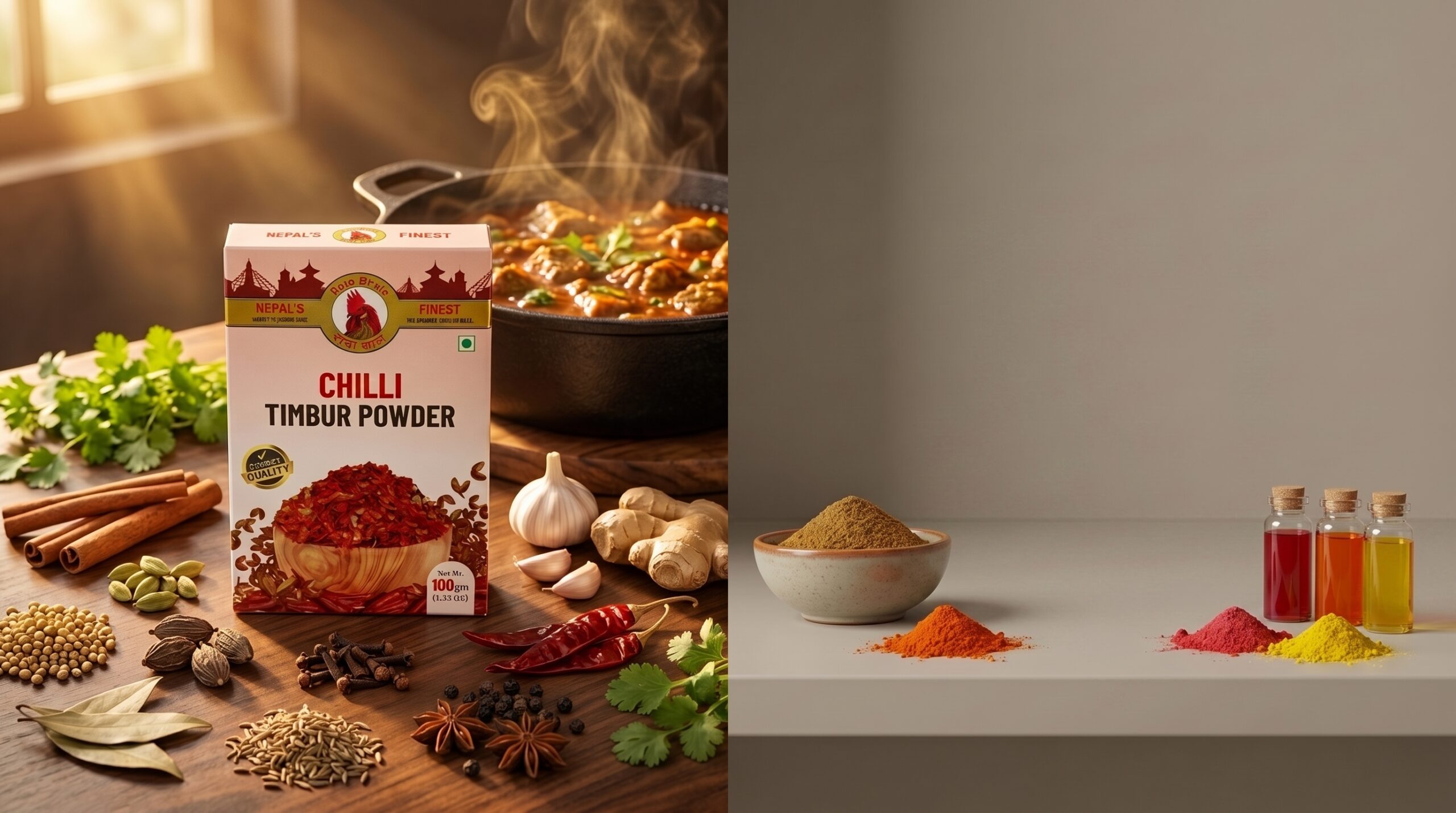 Natural Nepali spices and masalas by Rato Bhale