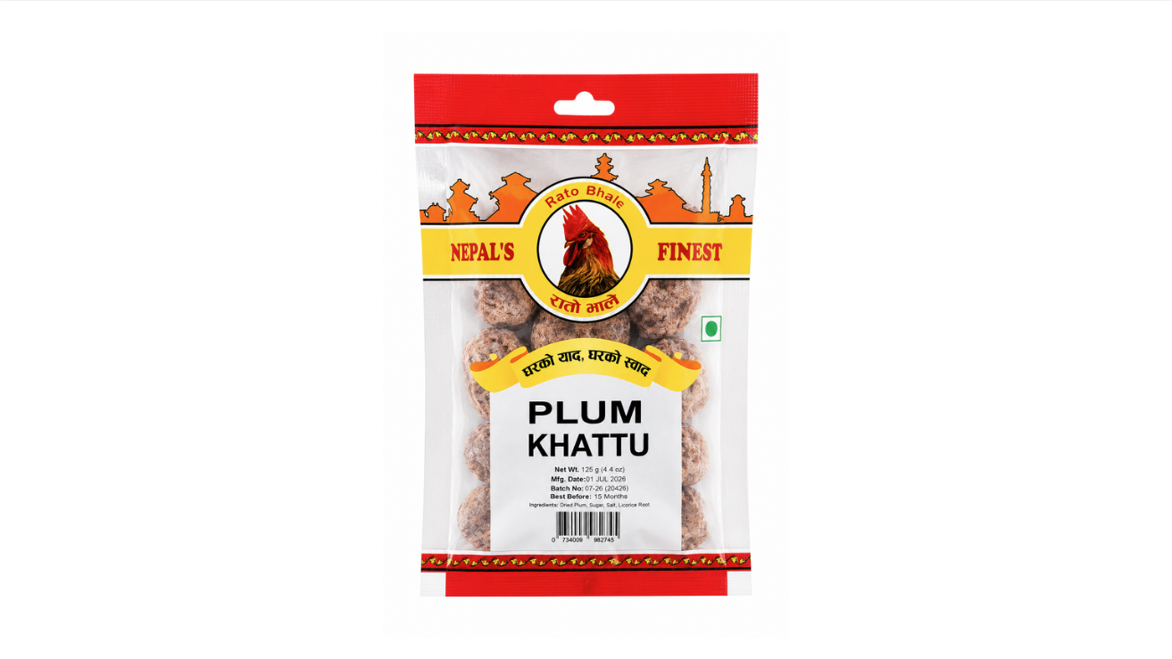 Plum Khattu by Rato Bhale traditional Nepali dried plum snack