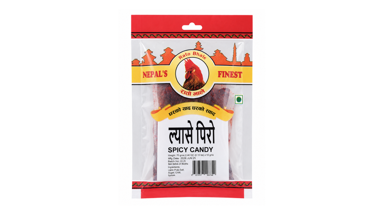 Spicy Candy by Rato Bhale traditional Nepali lapsi titaura