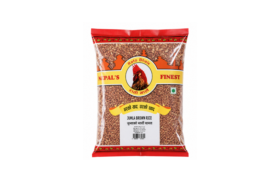 Premium Jumla Brown Rice by Rato Bhale from Nepal