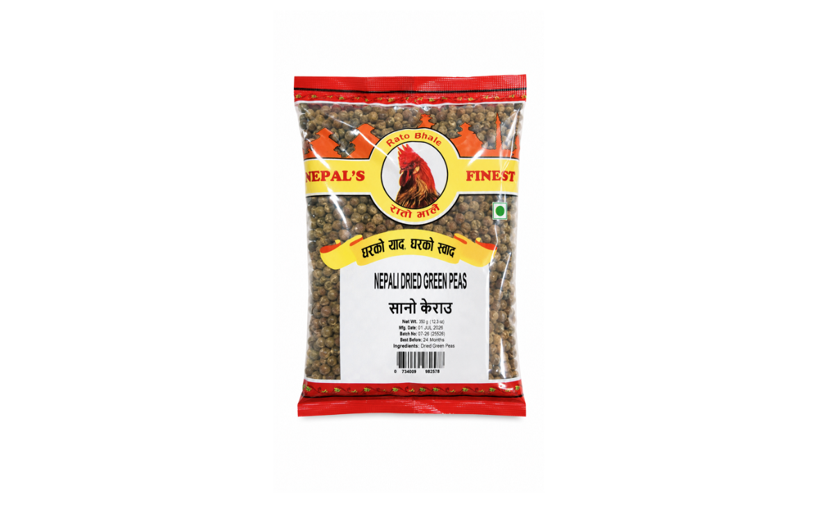 Premium Nepali Dried Green Peas by Rato Bhale