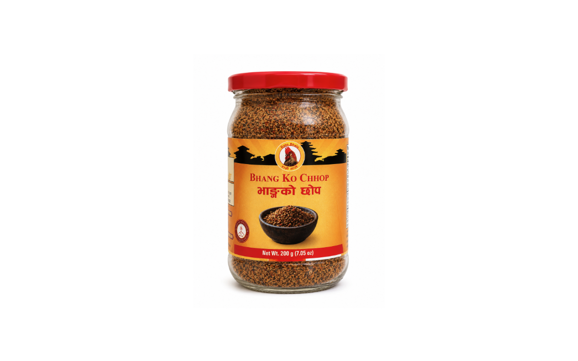 Premium Bhang Ko Chhop Roasted Hemp Seed Spice Blend by Rato Bhale