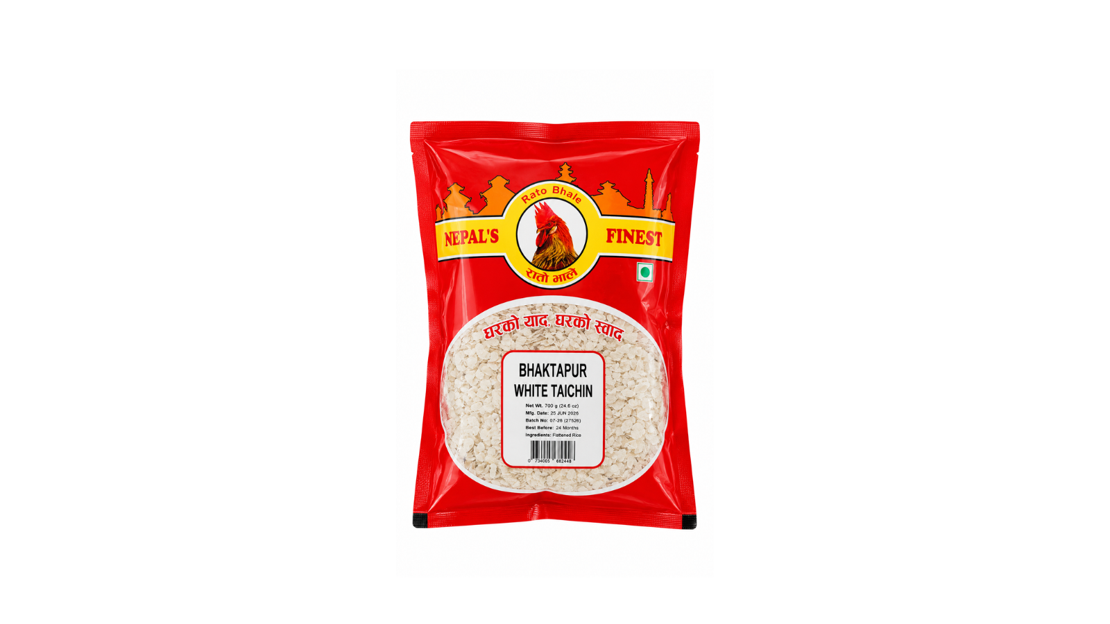 Bhaktapur White Taichin Beaten Rice by Rato Bhale
