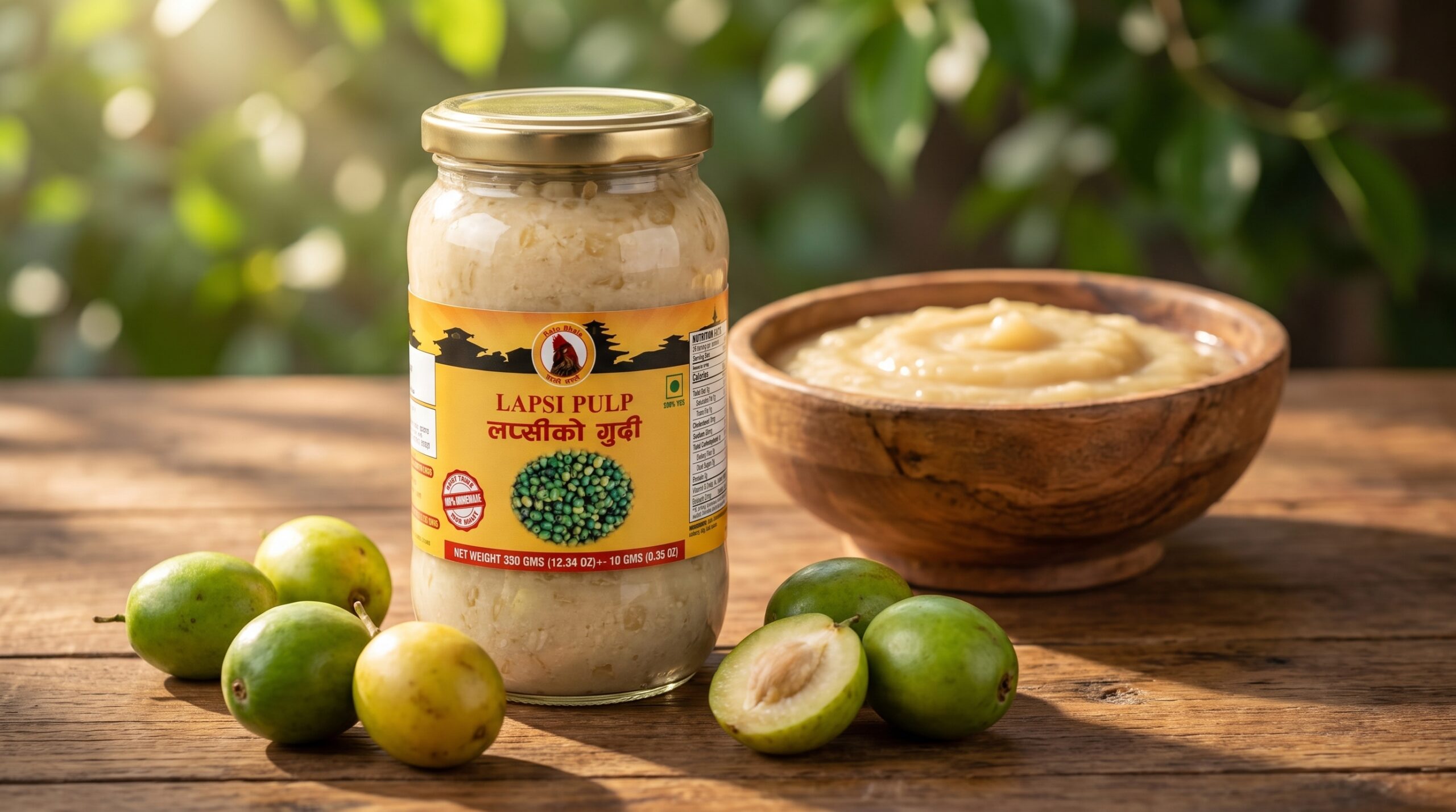 Rato Bhale Lapsi Pulp made from Nepali hog plum