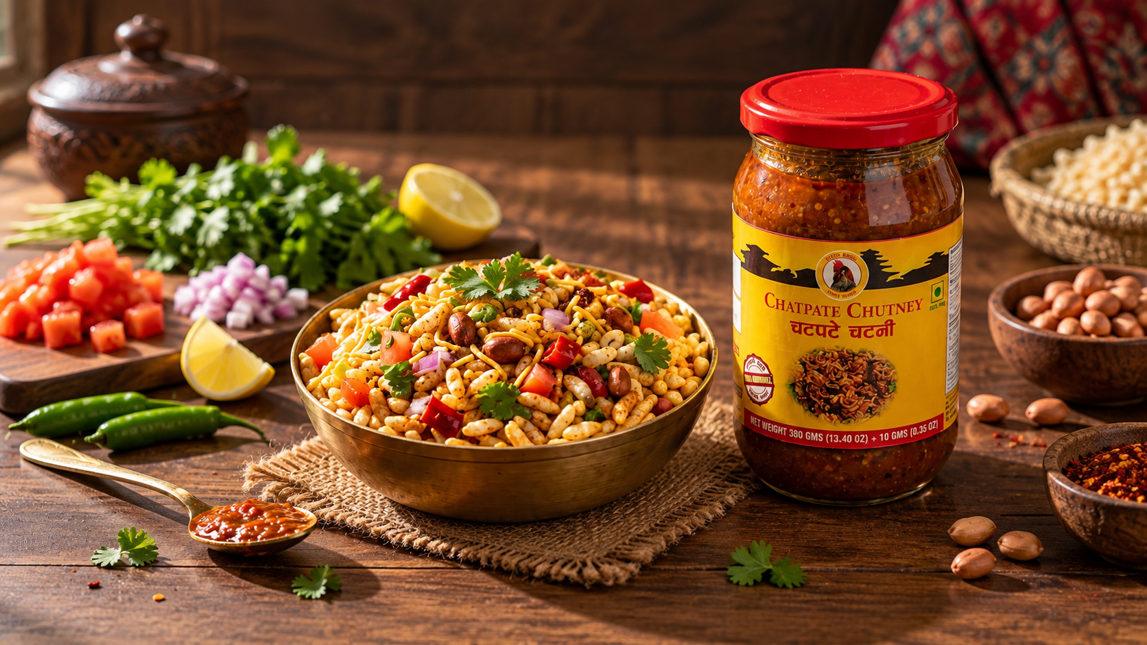 Nepali Chatpate with Rato Bhale Chatpatey Chutney